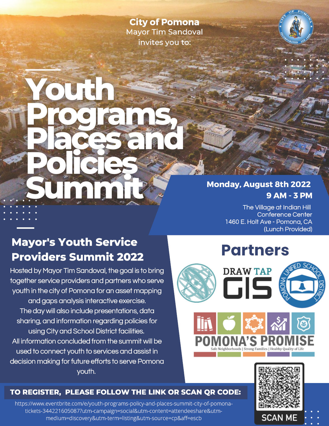Youth Programs Places and Policies Summit Flyer