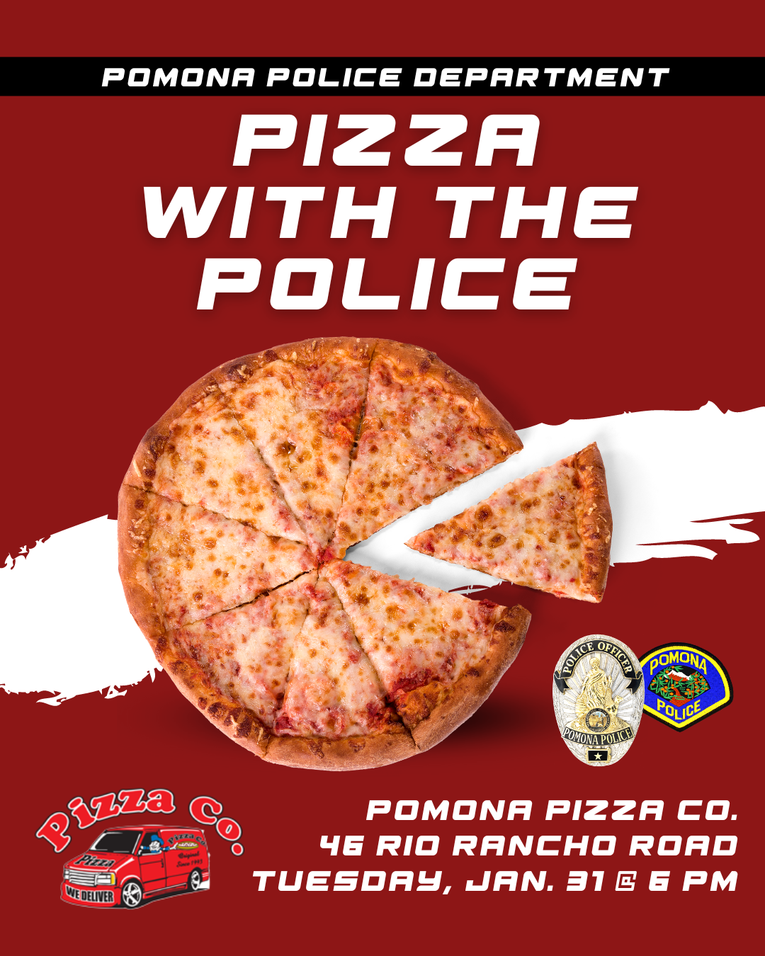 pizza with the police jan 2023