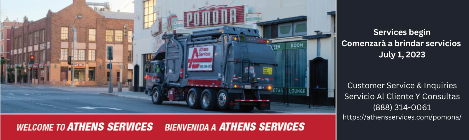 Athens Services Welcome