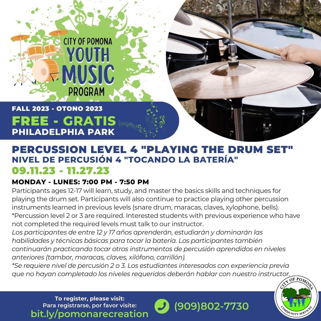 Percussion 4 Drum Set Fall '23
