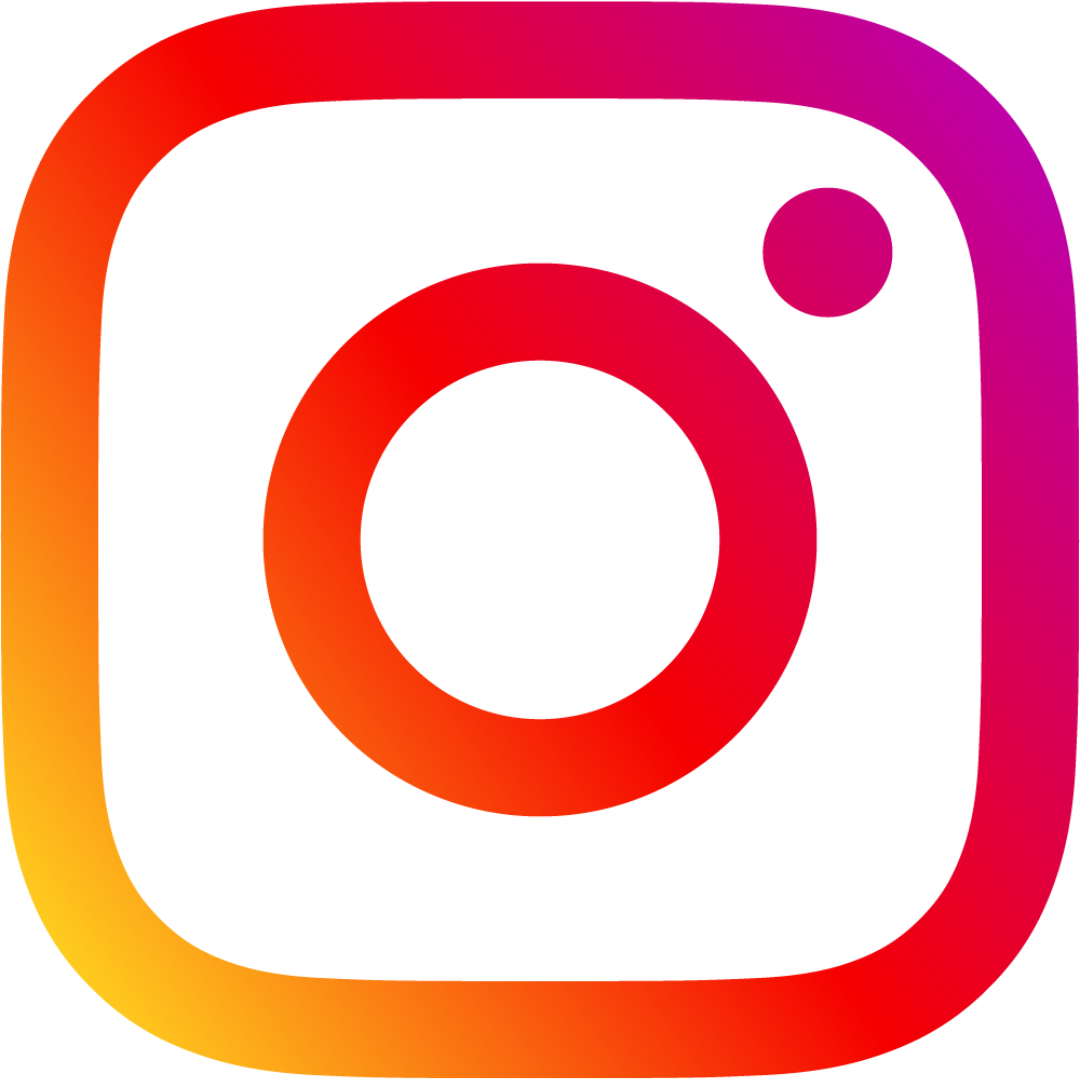 White square with Instagram logo