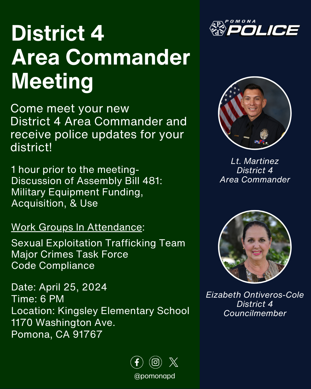 D4 Area Commander Meeting